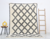 Anella Beni Ourain Rug 5'3" x 8'3"